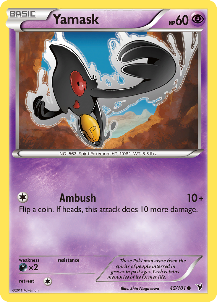 Yamask (45/101) [Black & White: Noble Victories] | Good Games Adelaide SA