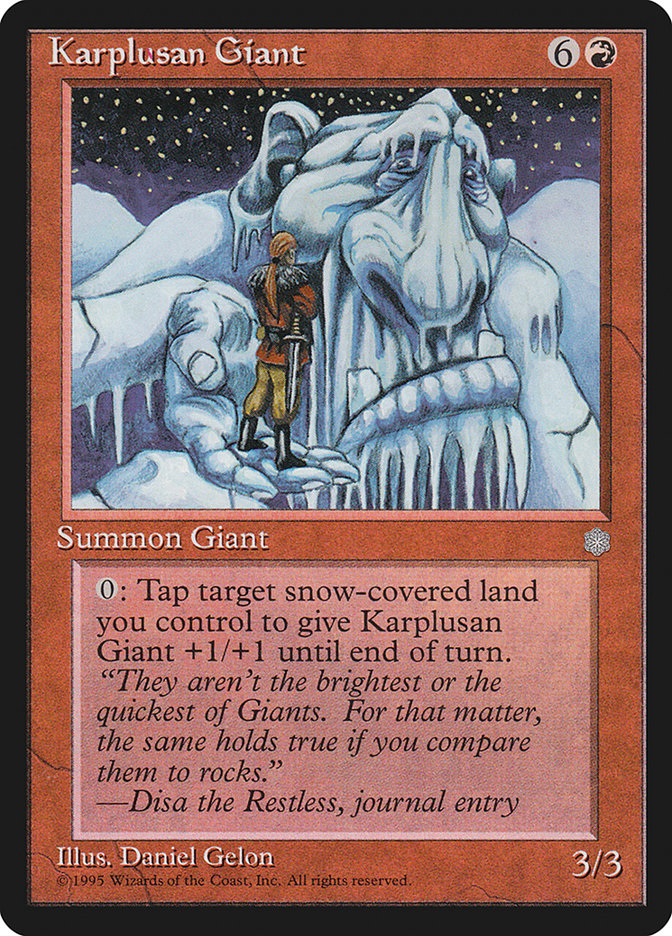 Karplusan Giant [Ice Age] | Good Games Adelaide SA