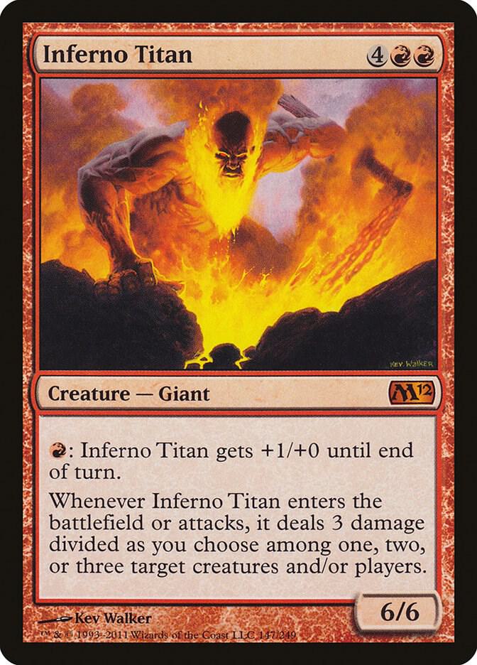 Inferno Titan 147 (Magic 2012 (M12))  - Foil | Good Games Adelaide SA