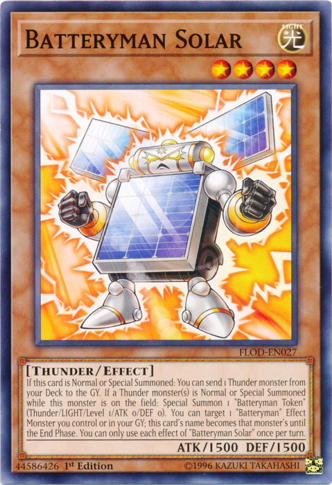 Batteryman Solar [FLOD-EN027] Common | Good Games Adelaide SA