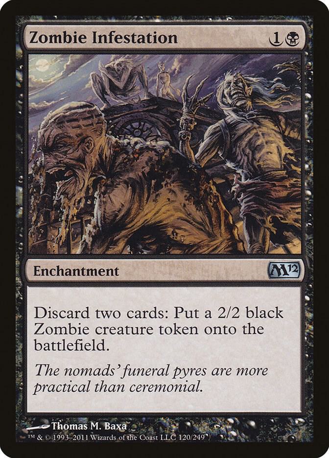 Zombie Infestation 120 (Magic 2012 (M12))  - Foil | Good Games Adelaide SA