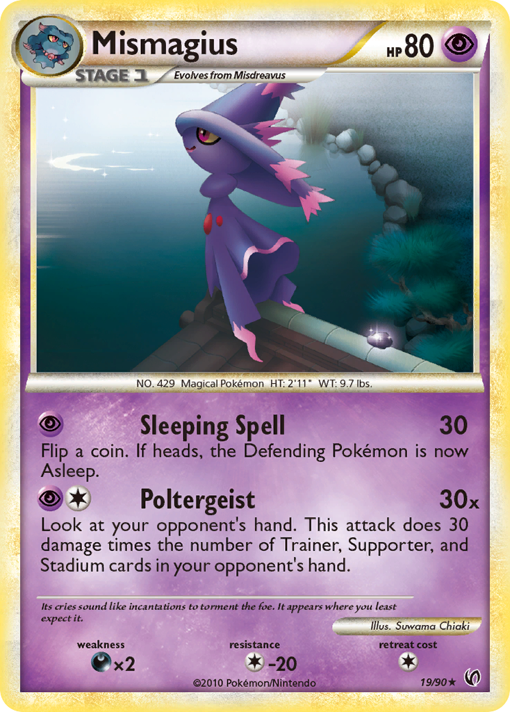Mismagius (19/90) [HeartGold & SoulSilver: Undaunted] | Good Games Adelaide SA
