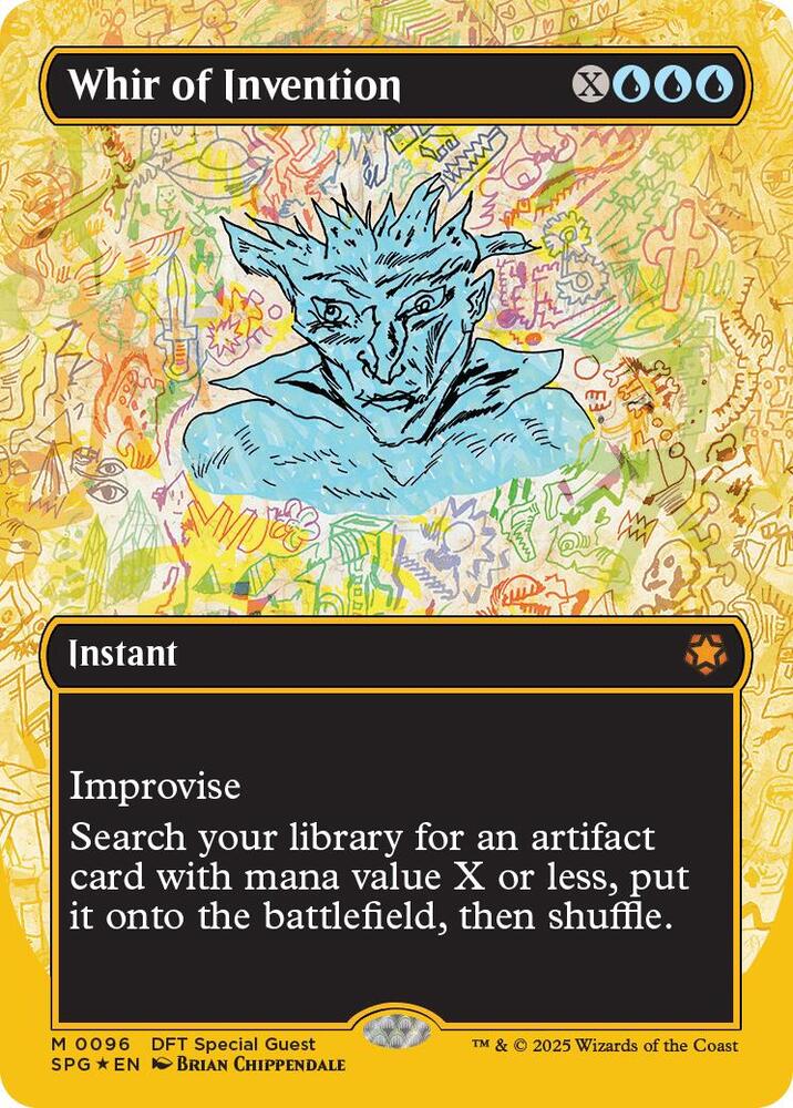Whir of Invention 96 (Special Guests)  - Borderless First-Place Foil | Good Games Adelaide SA