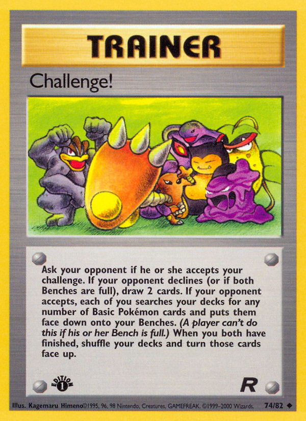 Challenge! (74/82) [Team Rocket 1st Edition] | Good Games Adelaide SA