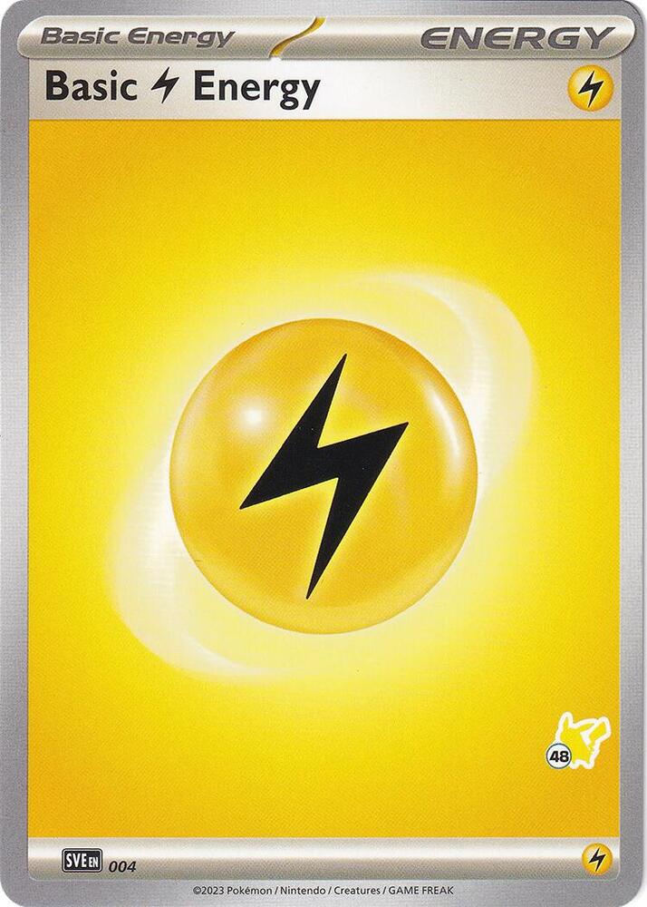 Basic Lightning Energy Pikachu 48 004 (Battle Academy 2024)  | Good Games Adelaide SA