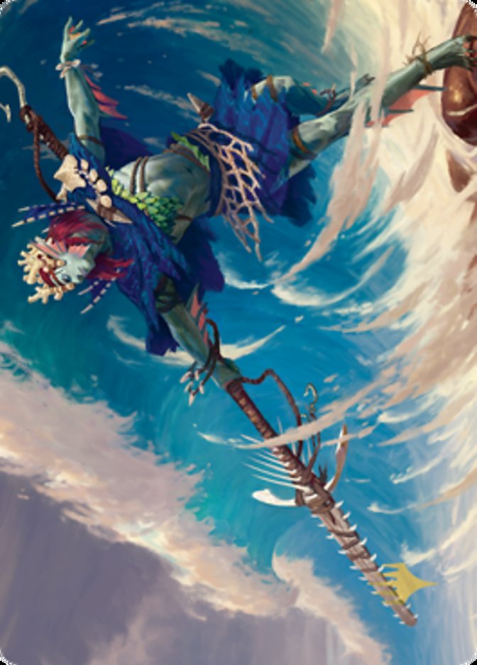 Tazeem Roilmage Art Card (Gold-Stamped Signature) [Zendikar Rising Art Series] | Good Games Adelaide SA
