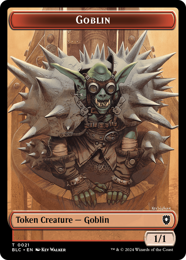 Illusion // Goblin Double-Sided Token [Bloomburrow Commander Tokens] | Good Games Adelaide SA