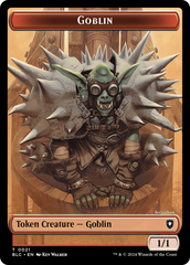 Illusion // Goblin Double-Sided Token [Bloomburrow Commander Tokens] | Good Games Adelaide SA