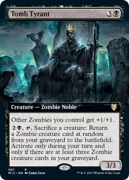 Tomb Tyrant Extended Art 61 (Commander: Innistrad: Midnight Hunt)  | Good Games Adelaide SA