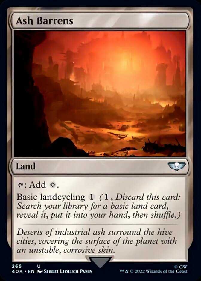 Ash Barrens [Universes Beyond: Warhammer 40,000] | Good Games Adelaide SA
