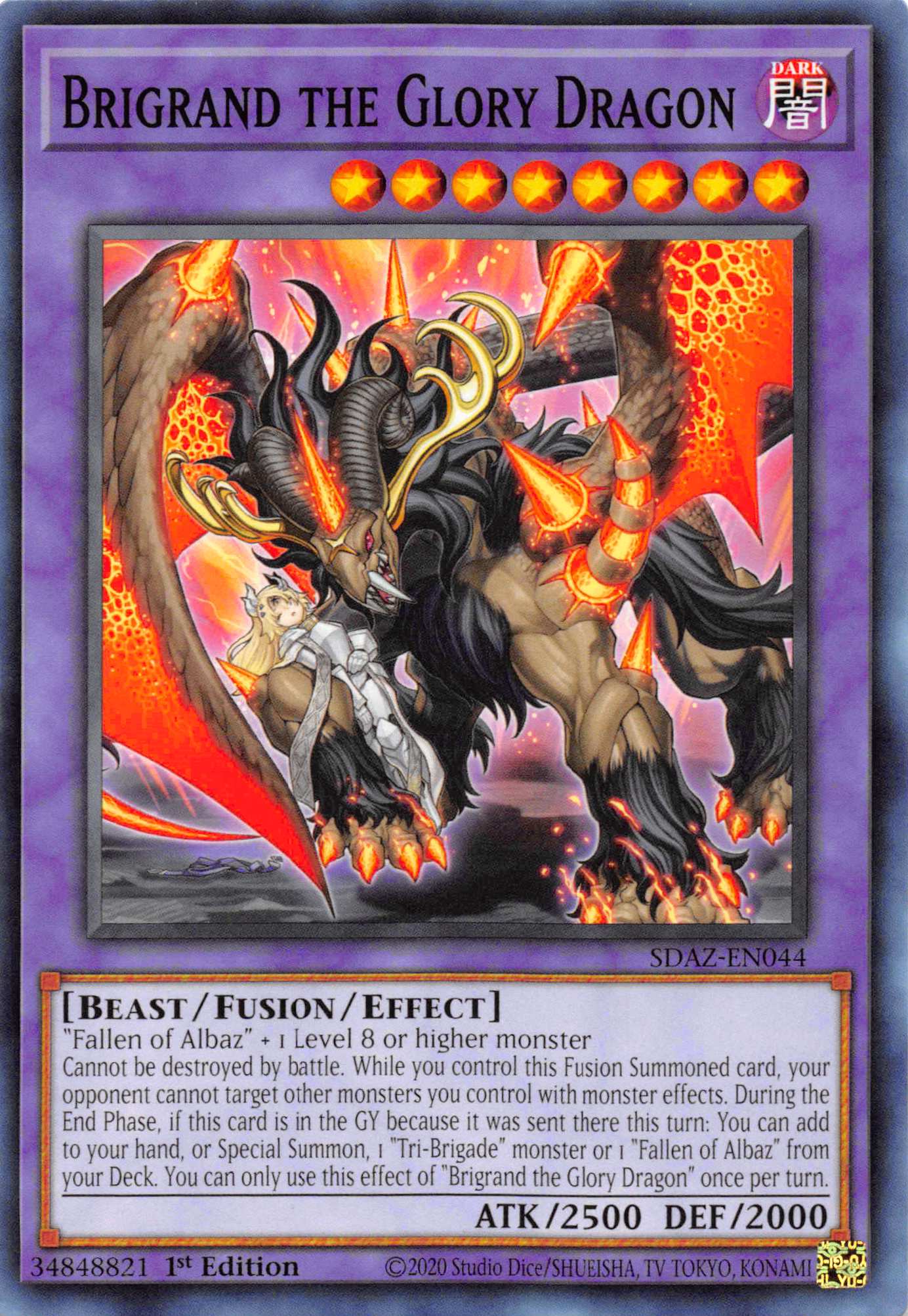 Brigrand the Glory Dragon [SDAZ-EN044] Common | Good Games Adelaide SA