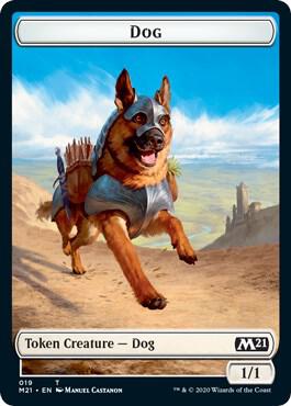 Dog // Griffin 19 // 3 (Core Set 2021)  - Foil | Good Games Adelaide SA