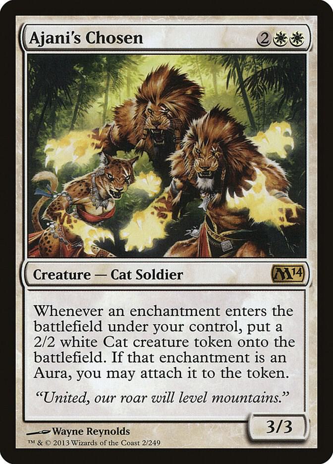 Ajani's Chosen 2 (Magic 2014 (M14))  - Foil | Good Games Adelaide SA