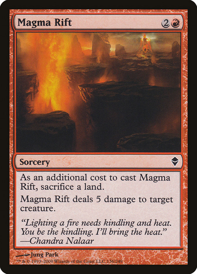 Magma Rift 136 (Zendikar)  | Good Games Adelaide SA