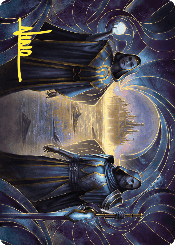 Court of Vantress Art Card (Gold-Stamped Signature) [Wilds of Eldraine Art Series] | Good Games Adelaide SA