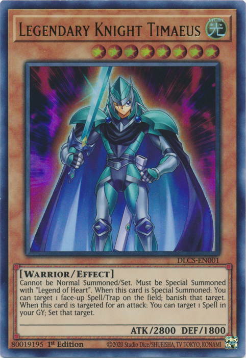 Legendary Knight Timaeus [DLCS-EN001] Ultra Rare | Good Games Adelaide SA