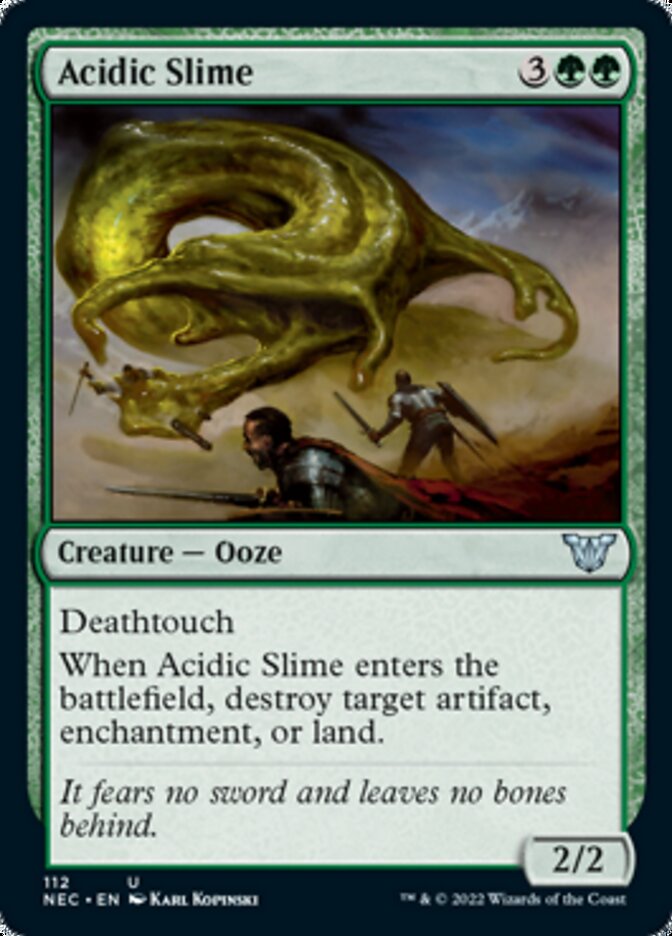 Acidic Slime [Kamigawa: Neon Dynasty Commander] | Good Games Adelaide SA