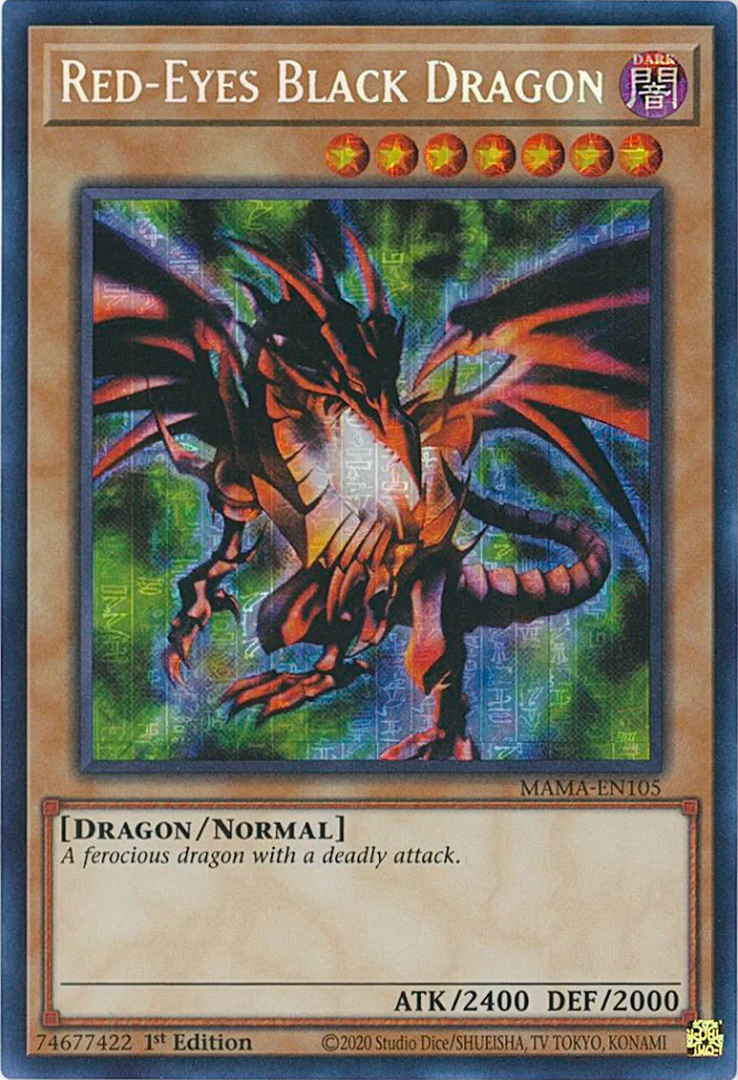 Red-Eyes Black Dragon [MAMA-EN105] Secret Pharaoh's Rare | Good Games Adelaide SA