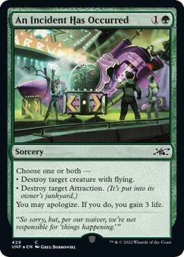An Incident Has Occurred Galaxy Foil 429 (Unfinity)  - Foil | Good Games Adelaide SA