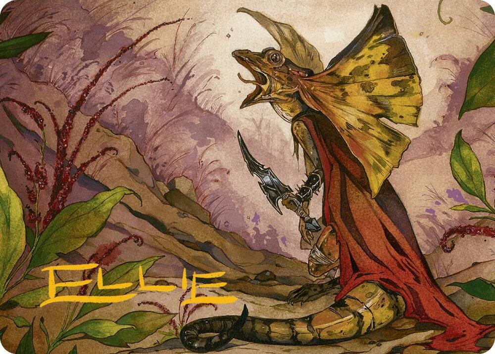 Hired Claw Art Card Gold Stamped Signature 39 (Art Series: Bloomburrow)  | Good Games Adelaide SA