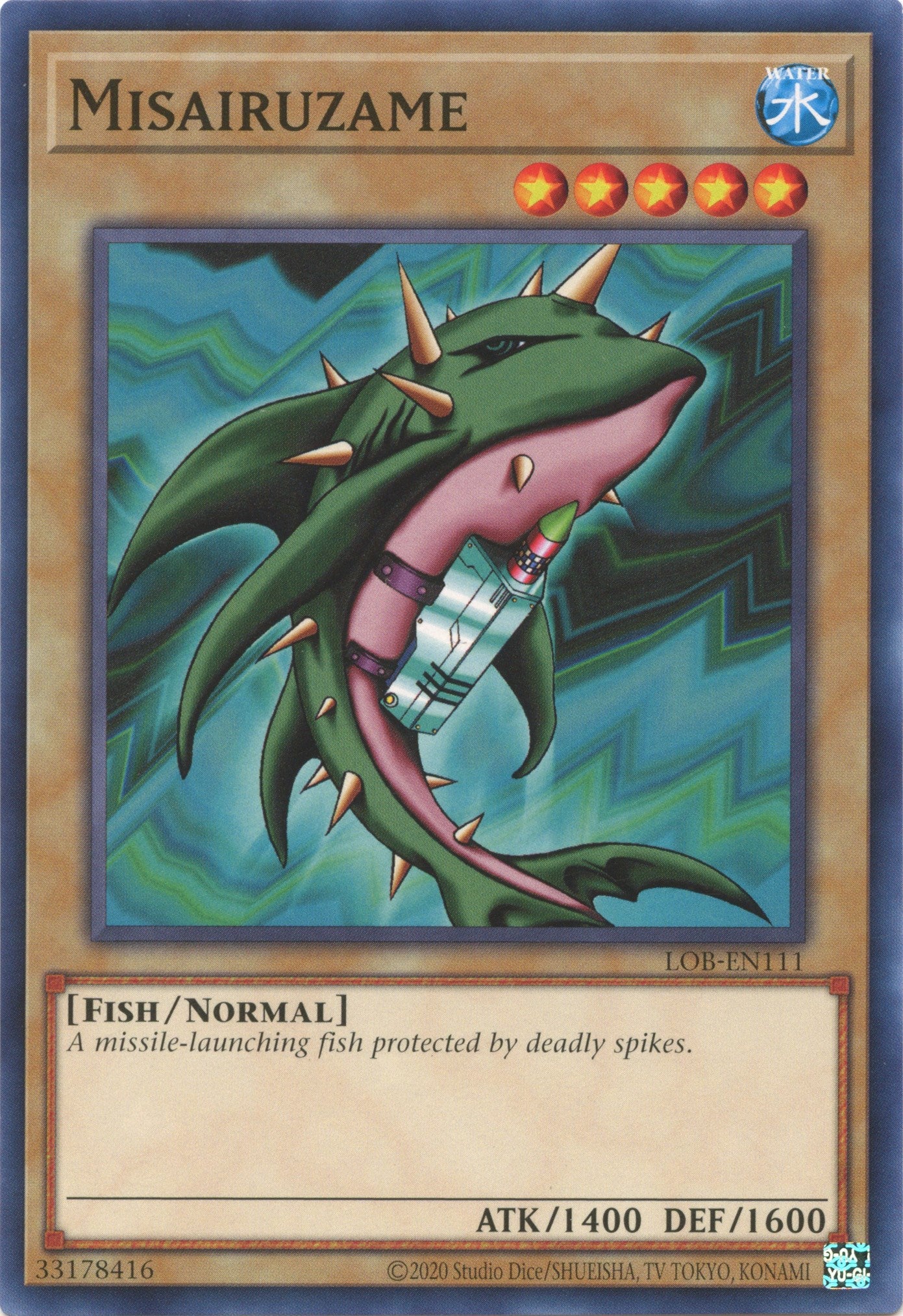 Misairuzame (25th Anniversary) [LOB-EN111] Common | Good Games Adelaide SA