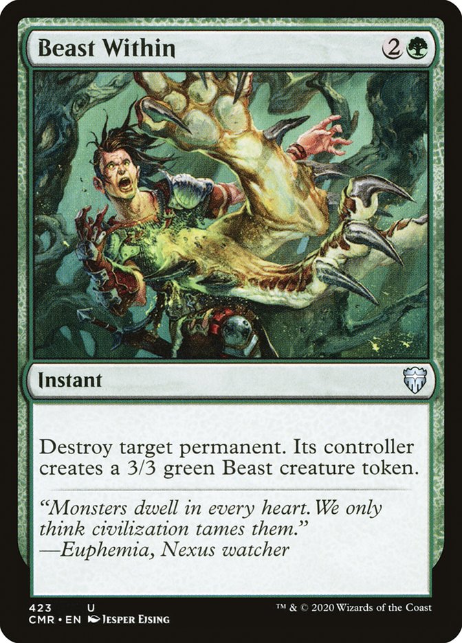 Beast Within [Commander Legends] | Good Games Adelaide SA