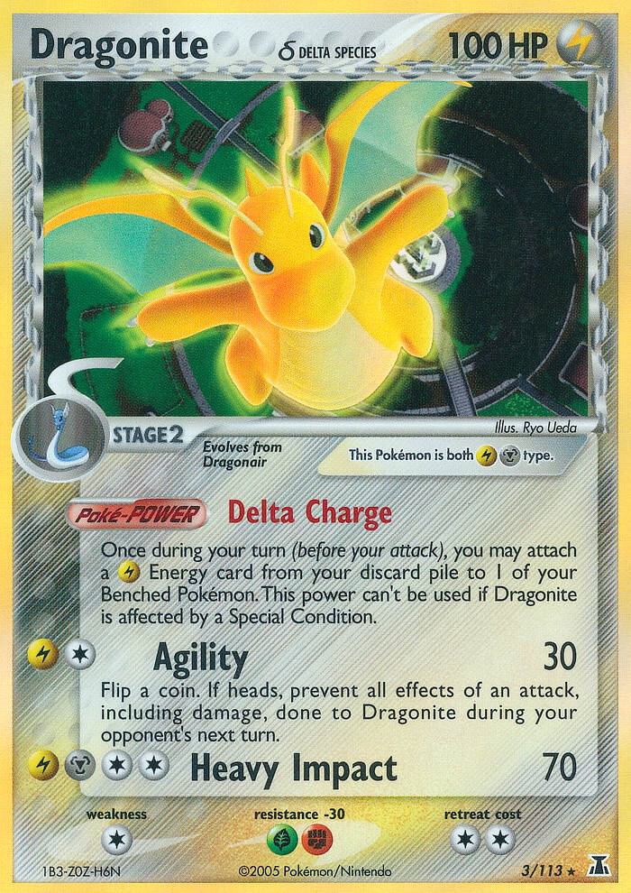 Dragonite Delta Species 3/113 (Delta Species)  - Reverse Holofoil | Good Games Adelaide SA