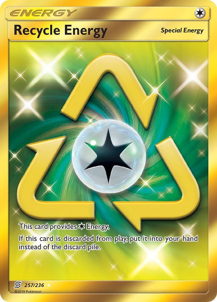 Recycle Energy Secret 257/236 (SM - Unified Minds)  - Holofoil | Good Games Adelaide SA