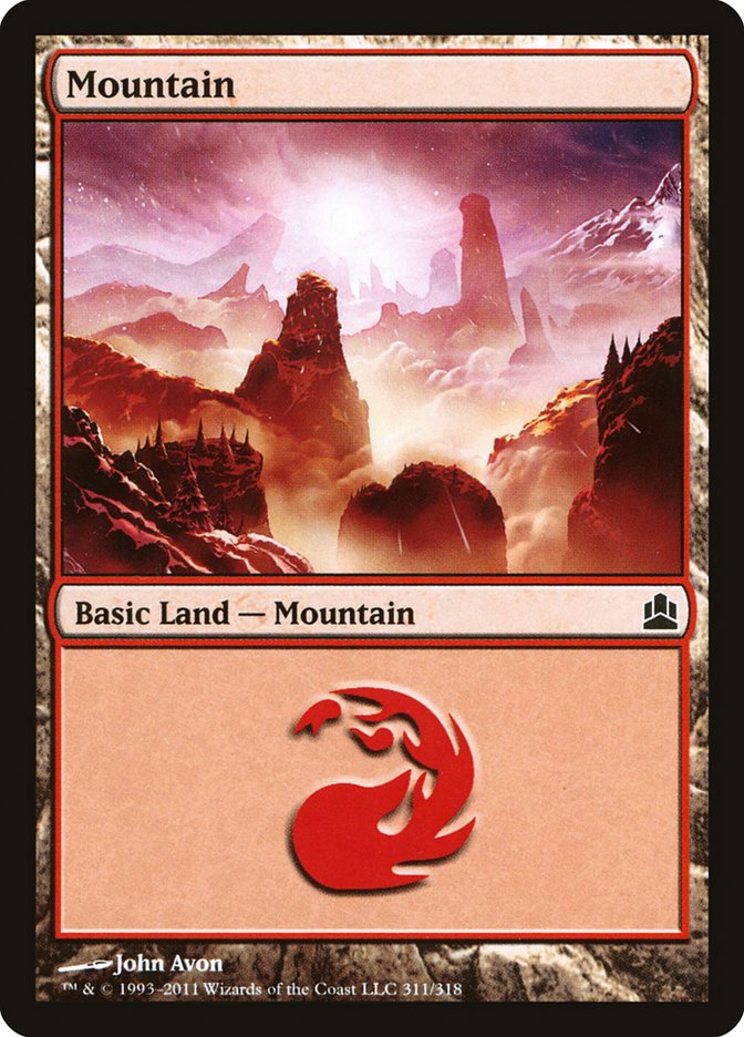 Mountain (311) [Commander 2011] | Good Games Adelaide SA