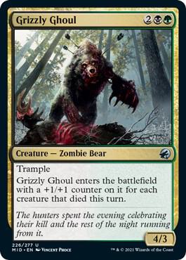 Grizzly Ghoul 226 (Innistrad: Midnight Hunt)  - Foil | Good Games Adelaide SA
