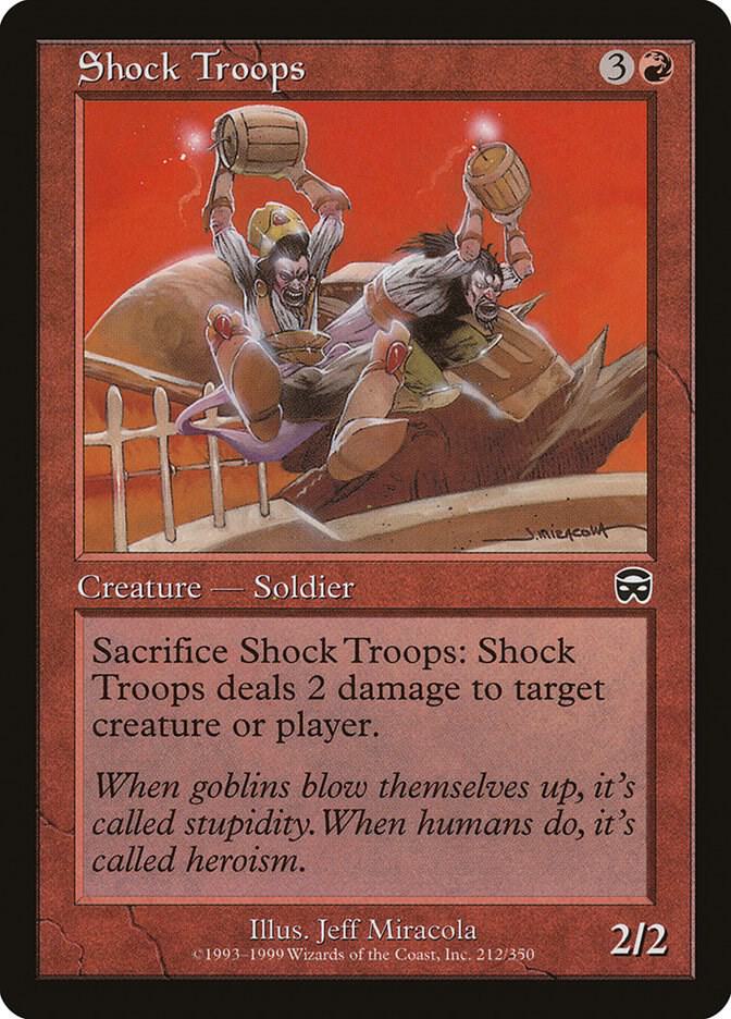 Shock Troops 212 (Mercadian Masques)  - Foil | Good Games Adelaide SA