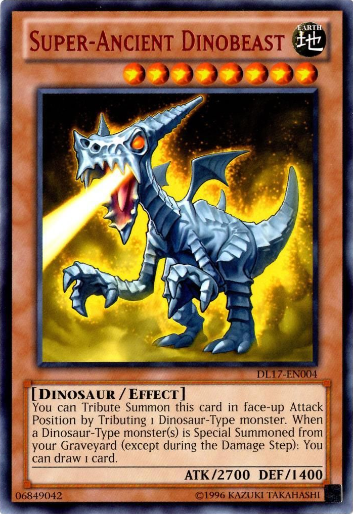 Super-Ancient Dinobeast (Red) [DL17-EN004] Rare | Good Games Adelaide SA