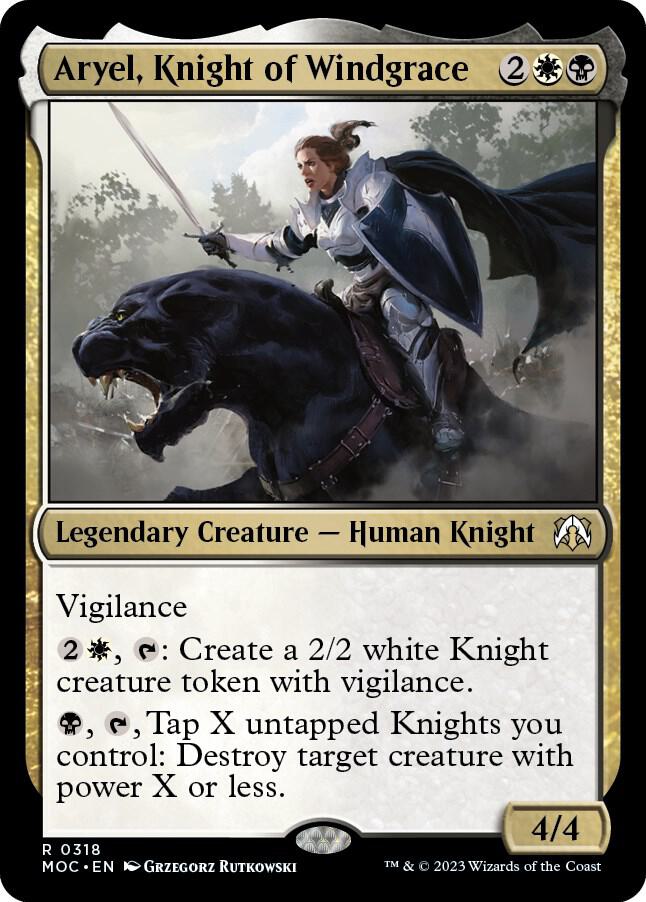 Aryel Knight of Windgrace 318 (Commander: March of the Machine)  | Good Games Adelaide SA
