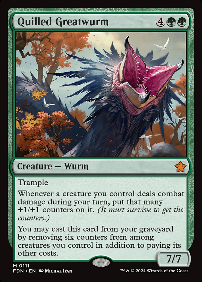 Quilled Greatwurm 111 (Foundations)  | Good Games Adelaide SA