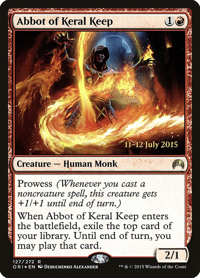 Abbot of Keral Keep [Magic Origins Promos] | Good Games Adelaide SA