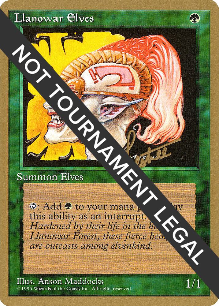 Llanowar Elves 1996 Bertrand Lestree 4ED  (World Championship Decks)  | Good Games Adelaide SA