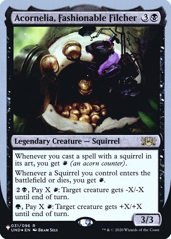 Acornelia, Fashionable Filcher (Unfinity Foil Edition) [The List] | Good Games Adelaide SA
