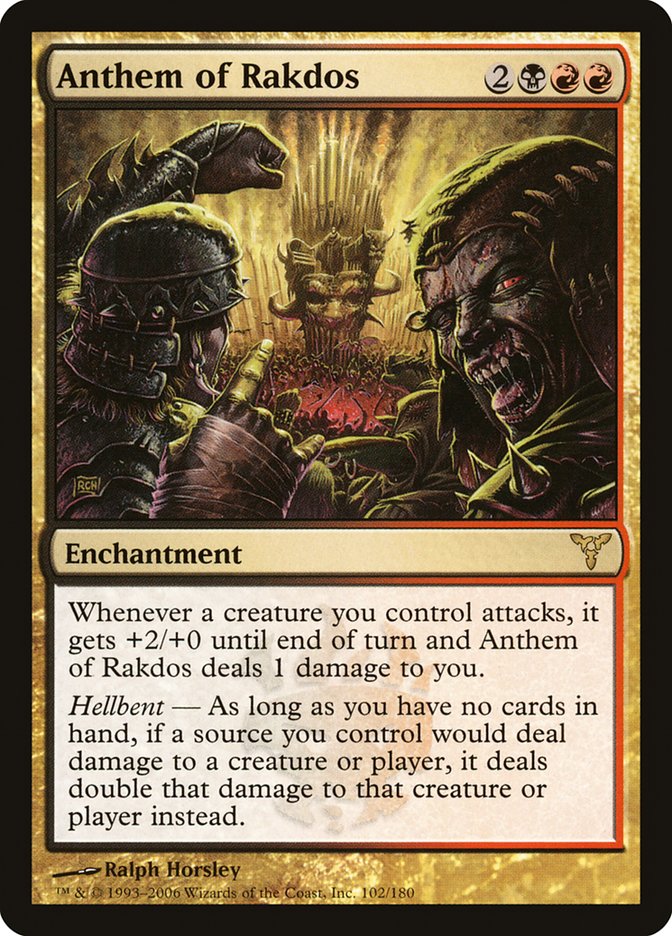 Anthem of Rakdos 102 (Dissension)  | Good Games Adelaide SA