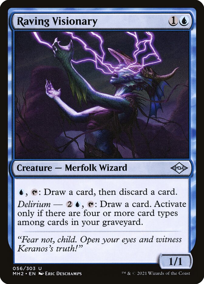 Raving Visionary 56 (Modern Horizons 2)  - Foil | Good Games Adelaide SA