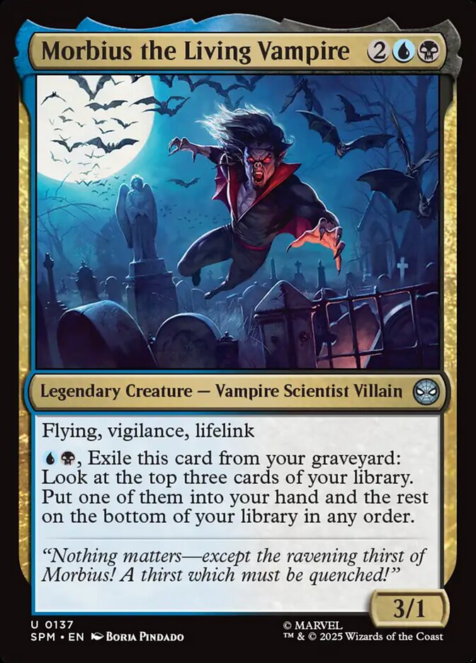 Morbius the Living Vampire 137 (Marvel's Spider-Man)  - Foil | Good Games Adelaide SA