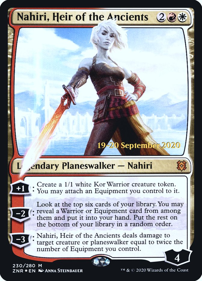 Nahiri, Heir of the Ancients  [Zendikar Rising Prerelease Promos] | Good Games Adelaide SA