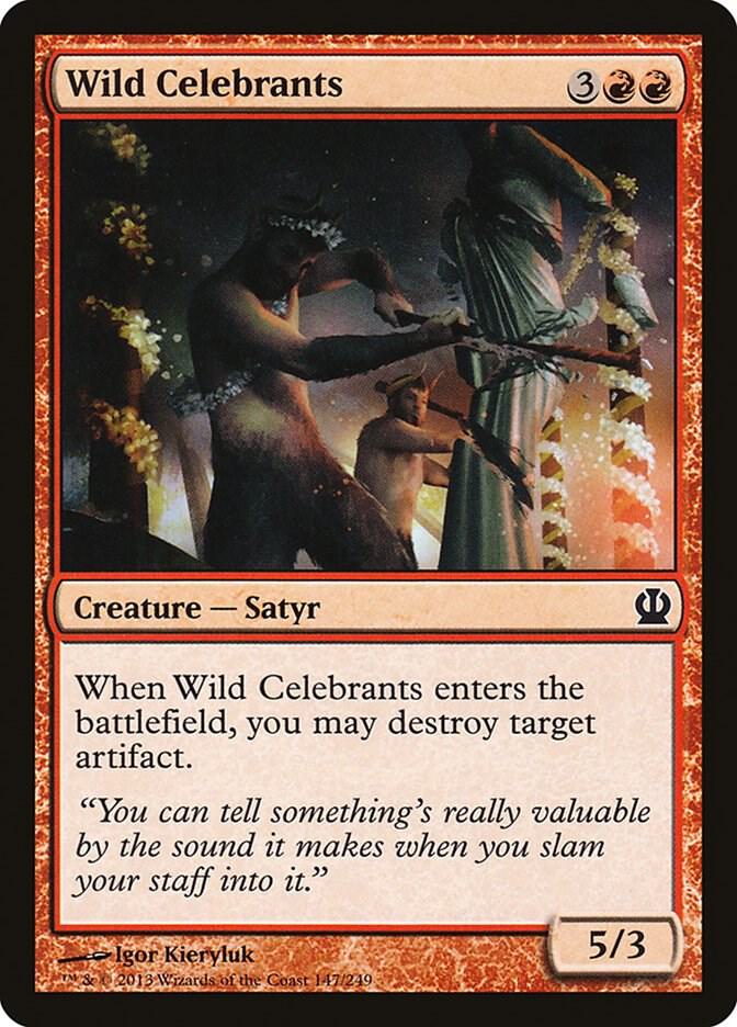 Wild Celebrants 147 (Theros)  - Foil | Good Games Adelaide SA