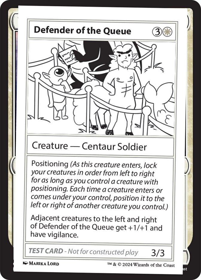 Defender of the Queue  (Mystery Booster 2 Playtest Cards)  | Good Games Adelaide SA