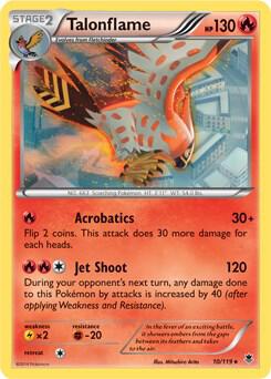 Talonflame 10 119 XY Phantom Forces 010/119 (Deck Exclusives)  - Holofoil | Good Games Adelaide SA