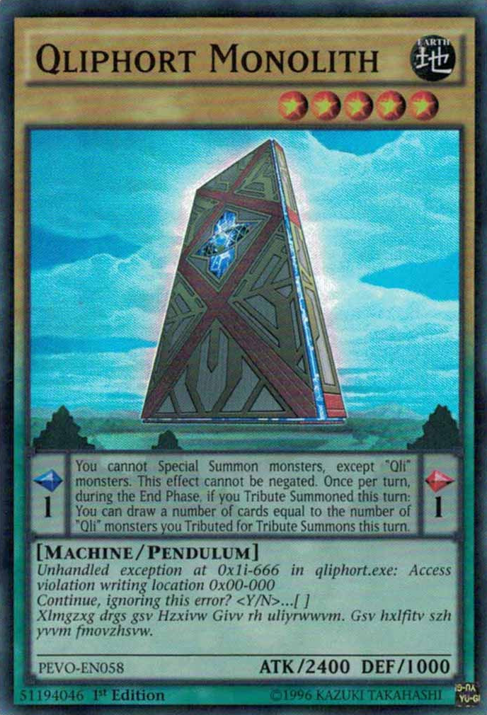 Qliphort Monolith [PEVO-EN058] Super Rare | Good Games Adelaide SA