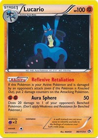 Lucario (80/113) (Cosmos Holo) [Black & White: Legendary Treasures] | Good Games Adelaide SA