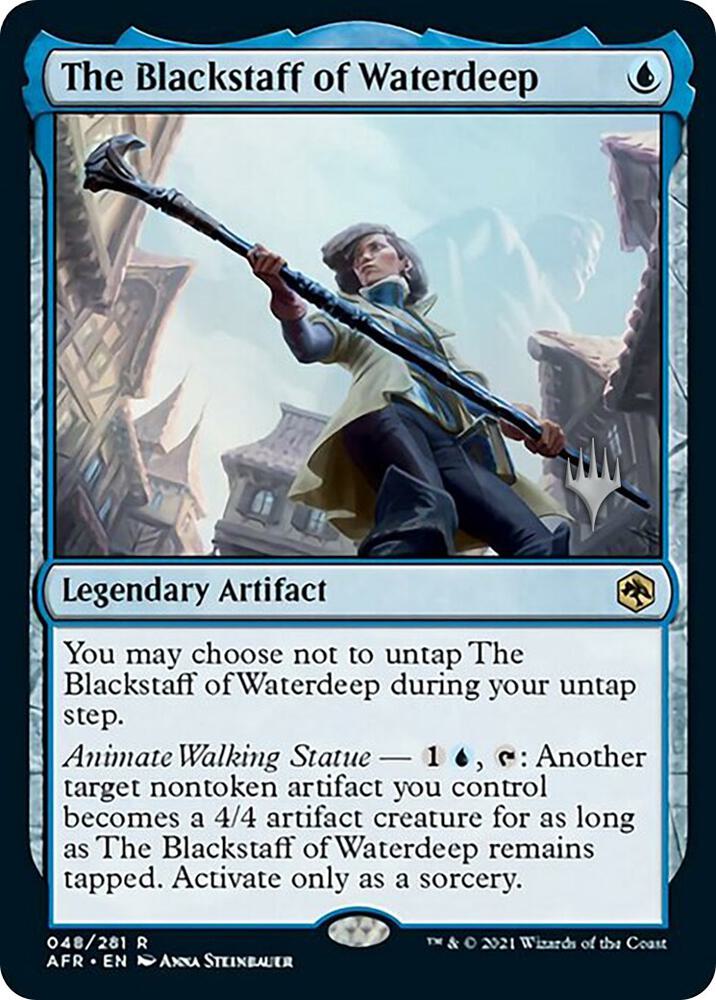 The Blackstaff of Waterdeep 48 (Promo Pack: Adventures in the Forgotten Realms)  - Foil | Good Games Adelaide SA
