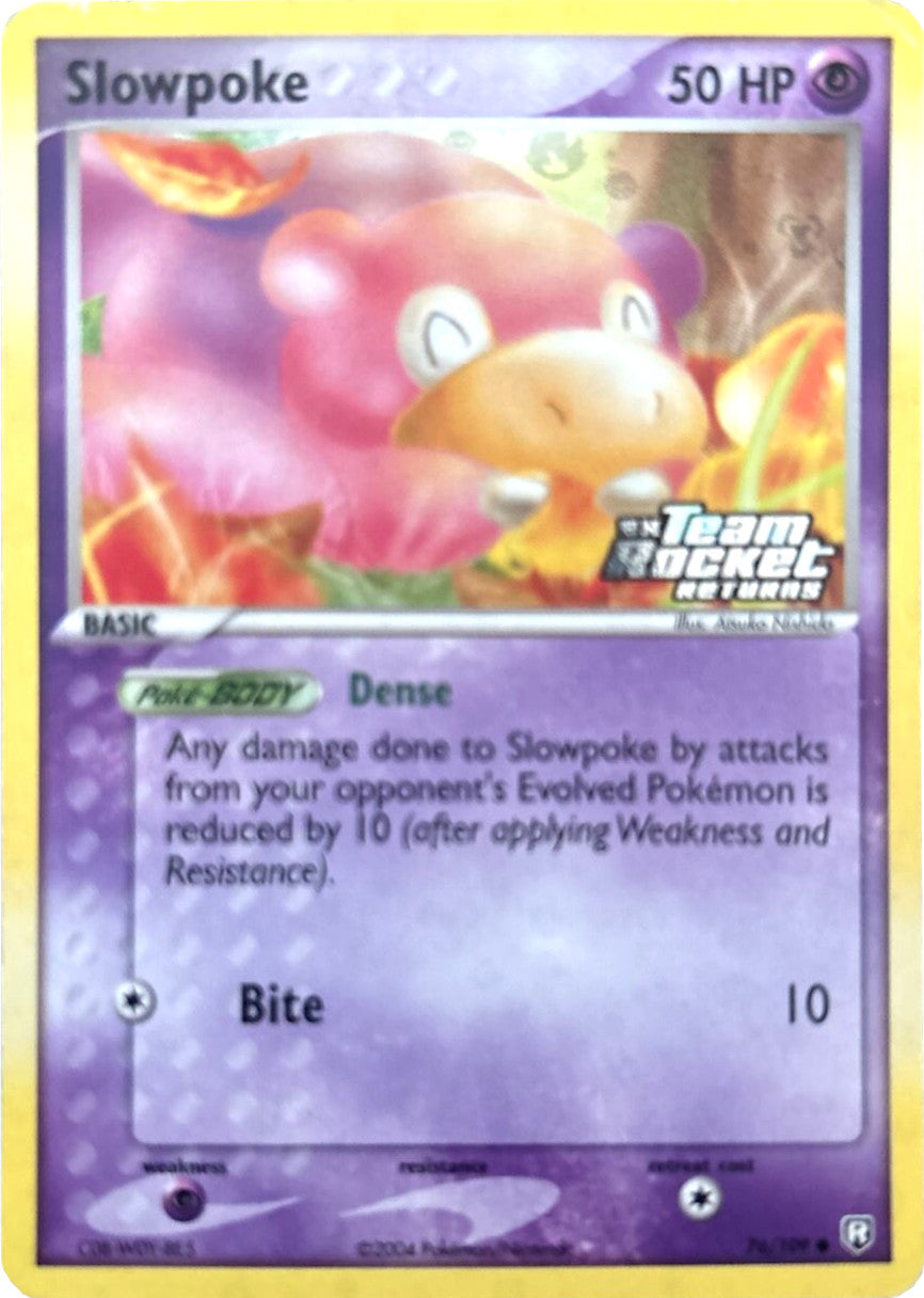 Slowpoke (76/109) (Stamped) [EX: Team Rocket Returns] | Good Games Adelaide SA
