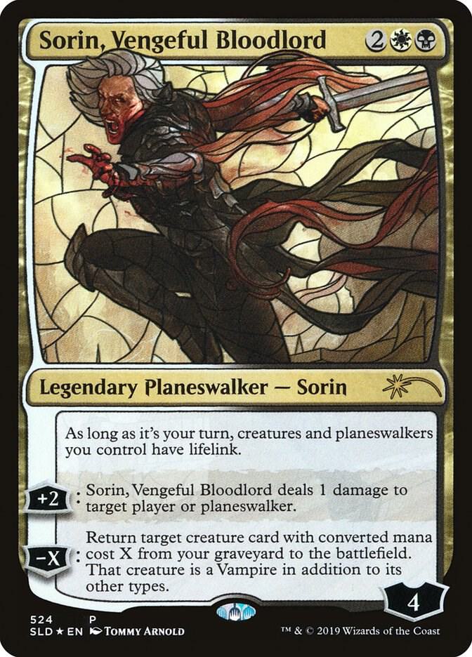 Sorin Vengeful Bloodlord Stained Glass 524 (Secret Lair Drop Series)  - Foil | Good Games Adelaide SA