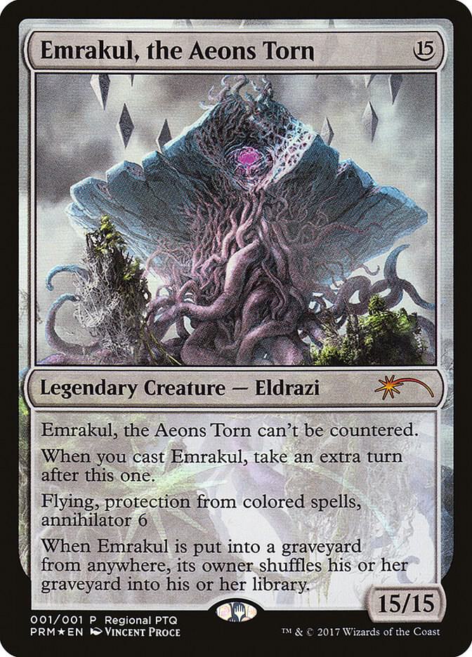 Emrakul the Aeons Torn 1 (Pro Tour Promos)  - Foil | Good Games Adelaide SA